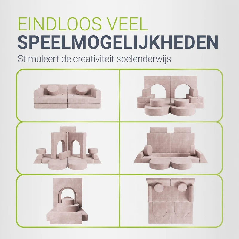Kindersofa Kayo mit Cord Bezug & Kissen