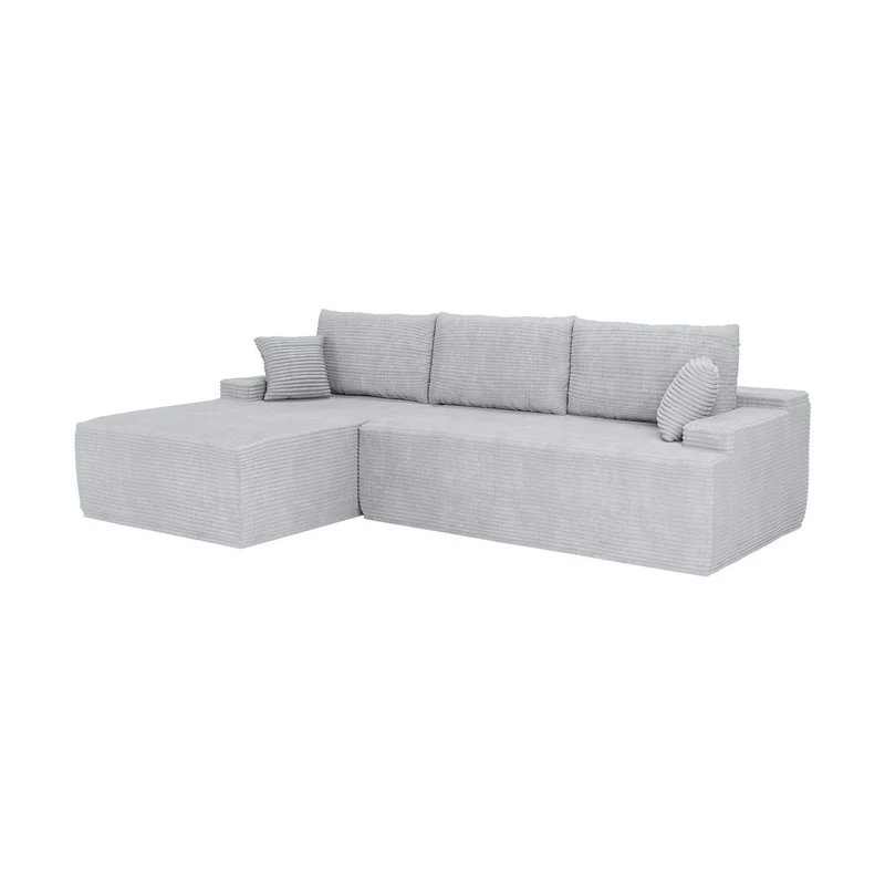 Sofa Coredo mit Cord Bezug & Dekokissen