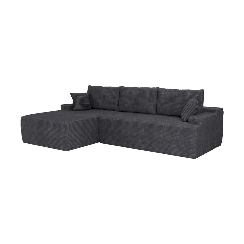 Sofa Coredo mit Cord Bezug & Dekokissen