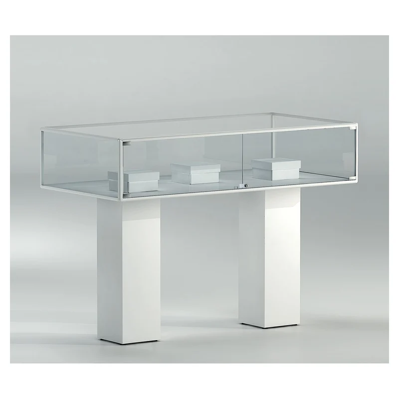 Casa Padrino Luxus Präsentationsvitrine 116 x 50 cm H. 106 cm - Ladeneinrichtung - Boutique Möbel - Made in Italy