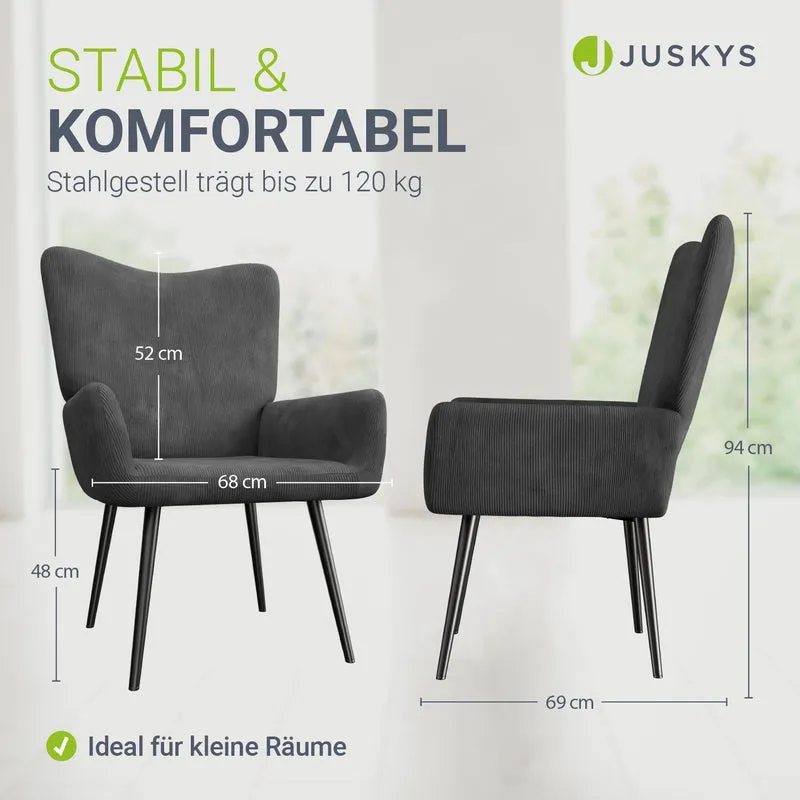 Ohrensessel mit optionalem Hocker Odense