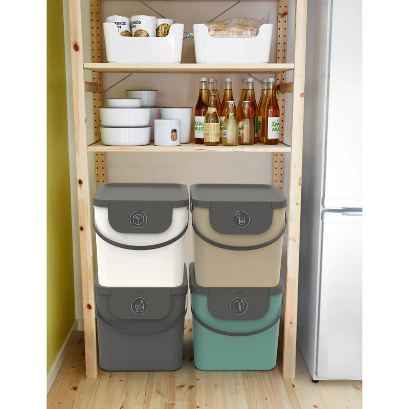 ALBULA Recycling Müllsystem 40L - Anthrazit