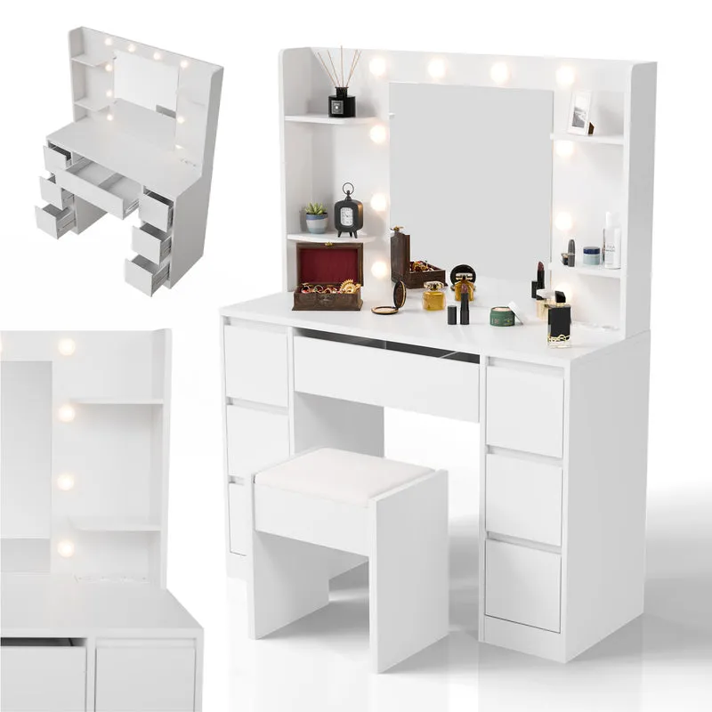 Schminktisch mit Spiegel Malia