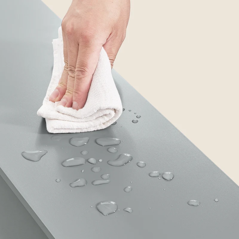 SoBuy BZR34-II-HG Kapea 20 cm Kylpyhuonekaappi – Vetolaatikolla ja Säädettävillä Hyllyillä | Kapea Säilytyskaappi WC:hen ja Pieniin Tilohin, Harmaa, 20×20×180 cm