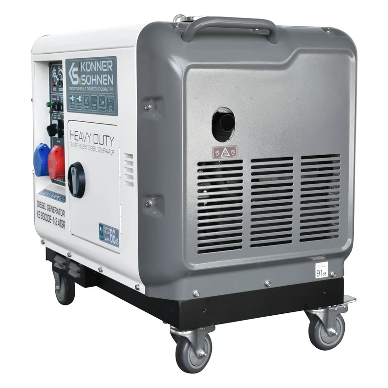 "Könner & Söhnen" Diesel-Generator KS 9300DE-1/3 ATSR (EURO V) - 6/7kVA Nennleistung - Dieselmotor - 230/400V