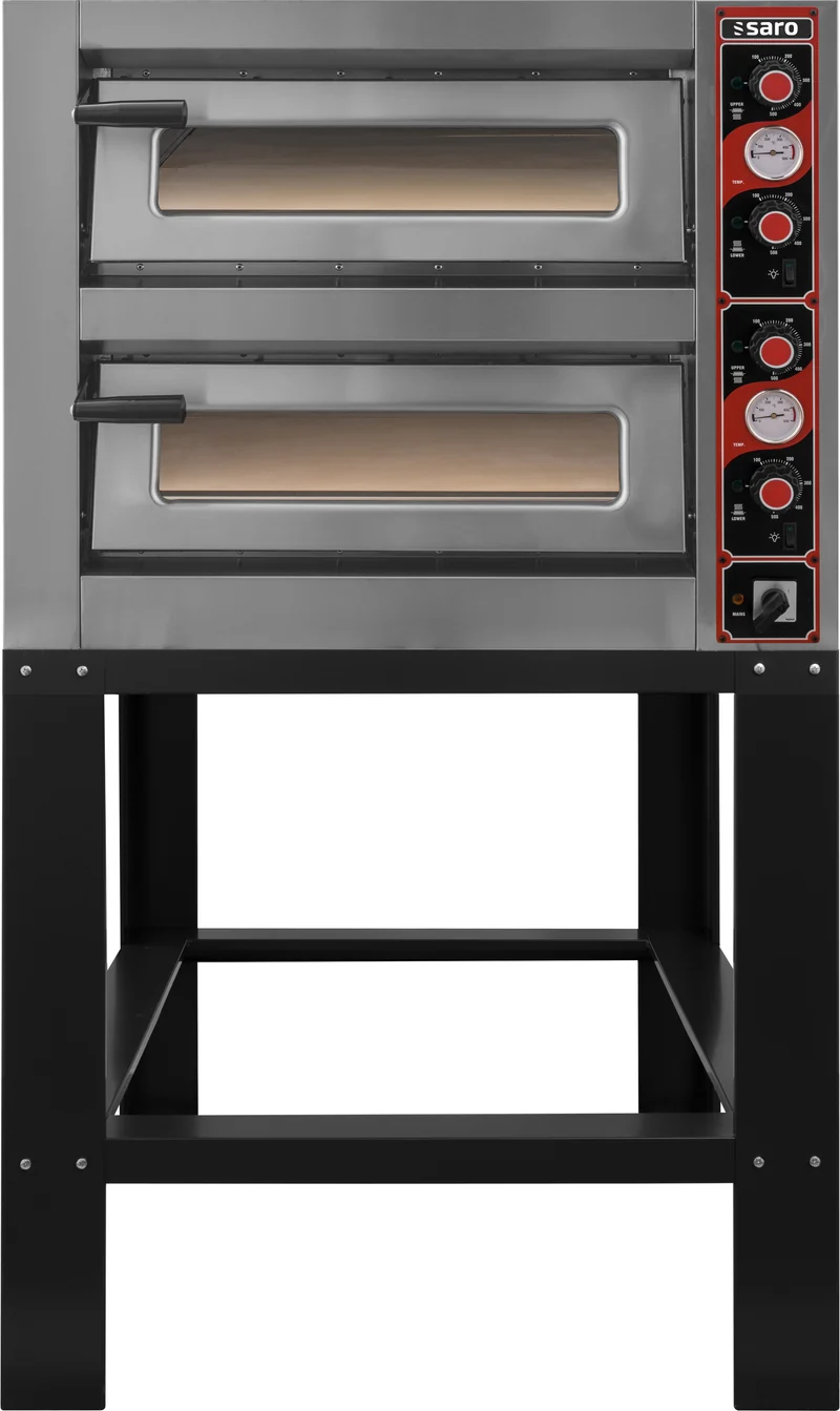 SARO Pizzaofen Modell FABIO 2620 - Platz für 2x4 Pizzen à Ø 30cm
