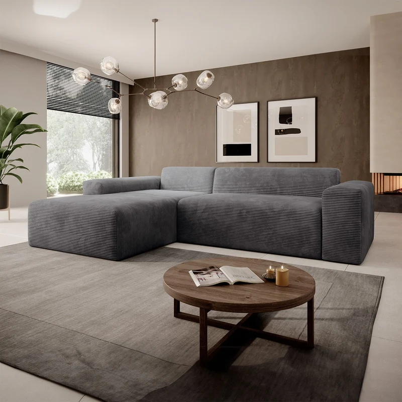Sofa in L-Form Vals