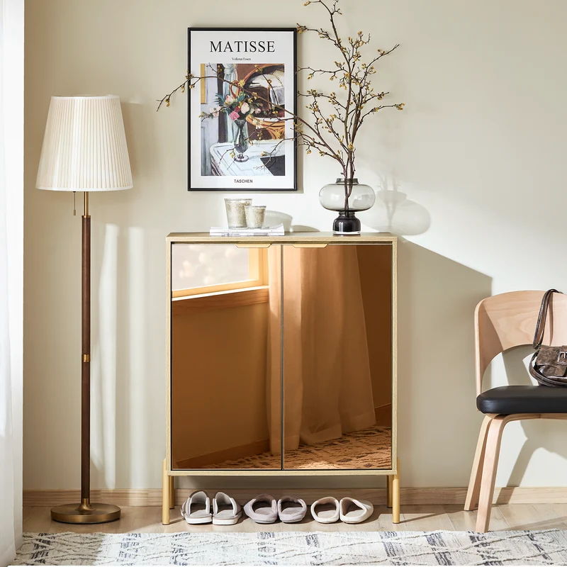 SoBuy Vitriinikaappi Kenkäkaappi Pöytäkaappi Säilytyskaappi FSB96-G