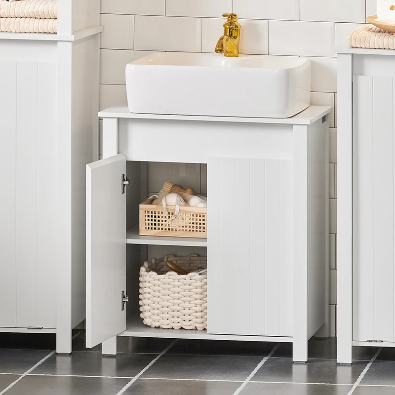 SoBuy Allaskaappi Allaskaluste BZR101-W