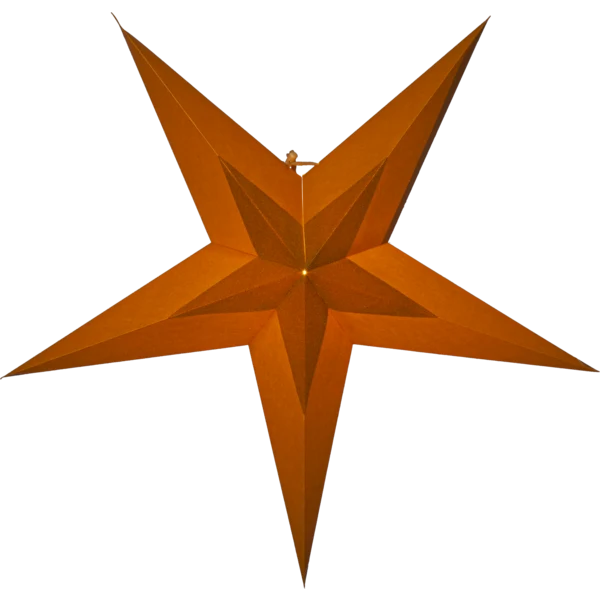Star Trading Papierstern "Diva" ca. 60 cm Ø, Samtstern in der Mitte, ohne Kabel und Fassung,Vierfarb-Karton
