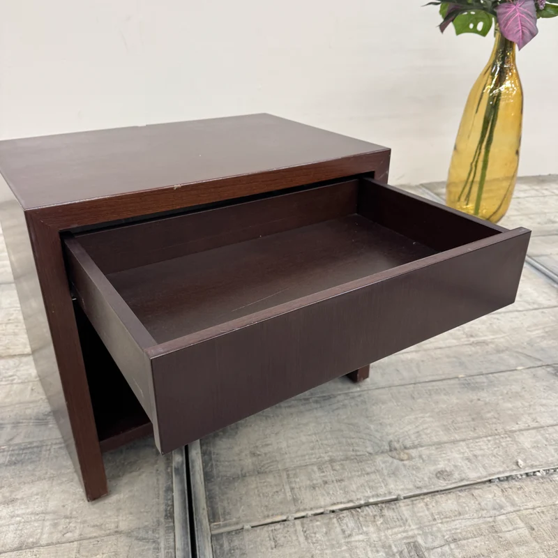 Nachttisch Dunkle Eiche 65cm Nachtkonsole Beistelltisch Tisch Gebraucht