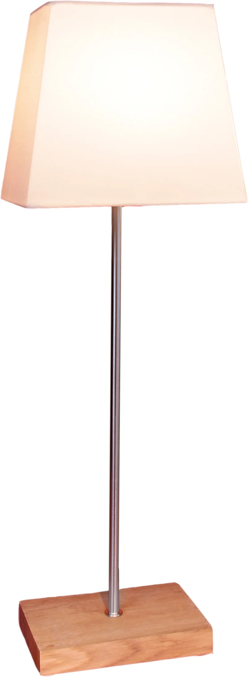 Star Trading Standleuchte "Combi-Pack" Material: Metall/Holz/Papier, Farbe: creme/eiche oder creme/weiß, ca. 65x43 cm (Stern), ca. 52,5x20 cm (Lampe), Vierfarb-Karton
