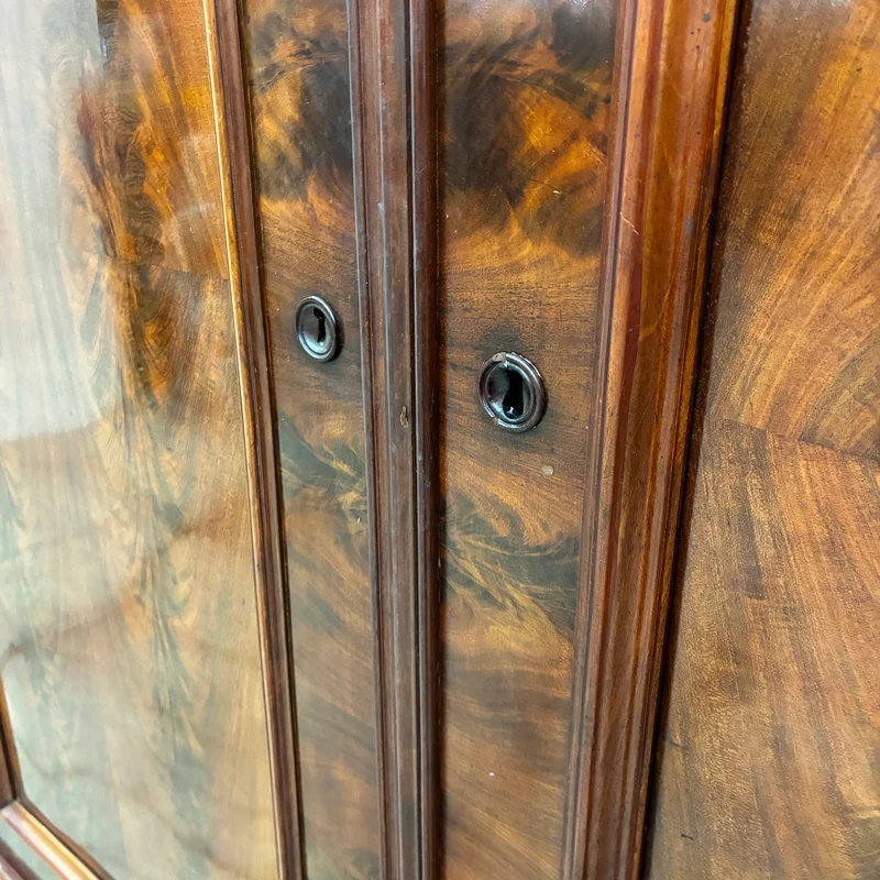 Großer Kleiderschrank Massivholz Biedermeier Barock Antik Braun Schrank Gebraucht
