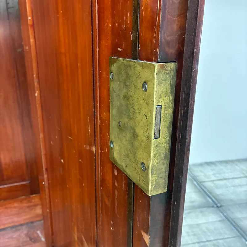 Großer Kleiderschrank Massivholz Biedermeier Barock Antik Braun Schrank Gebraucht