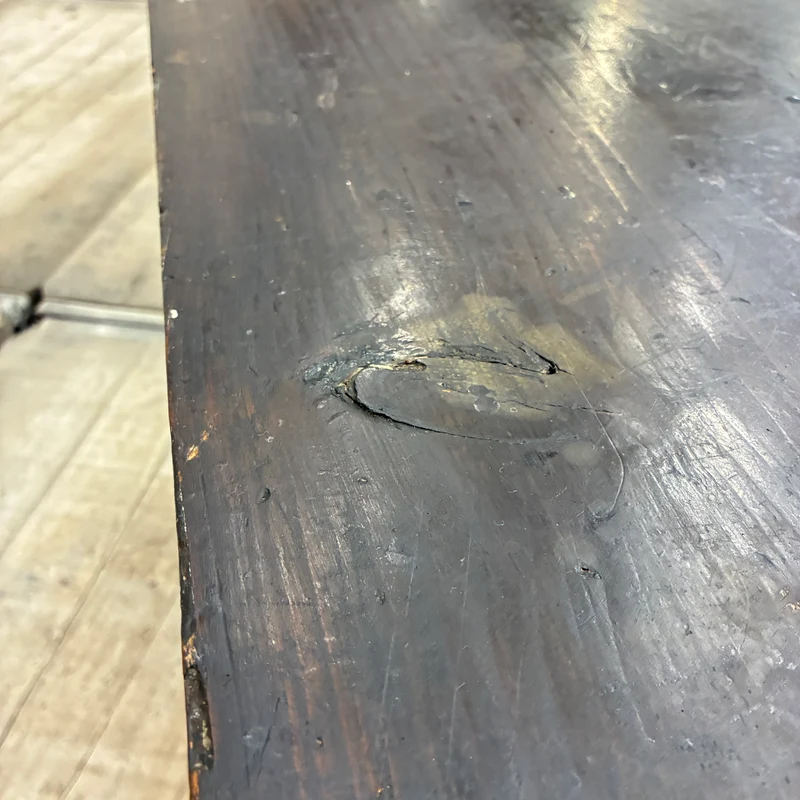Asiatische Tansu Kommode Holz Braun Schwarz Eisenbeschläge Schrank Antik Gebraucht