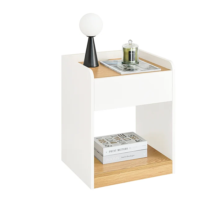 SoBuy | Nachttisch | Boxspringbett | Beistelltisch | Sofatisch | Nachtschrank | FBT128-WN