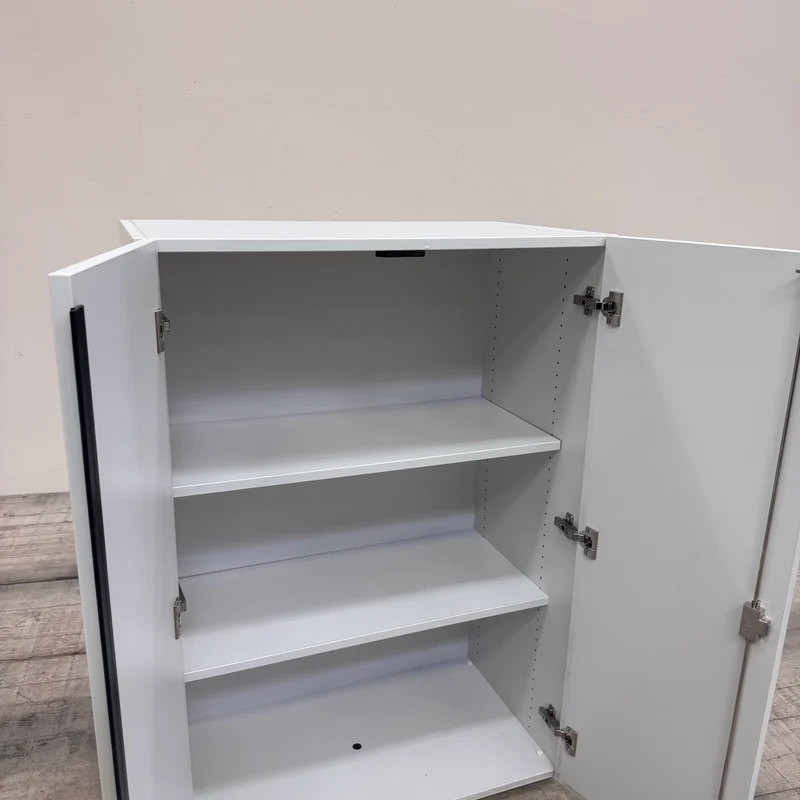 Planmöbel Highboard Lichtgrau Büro Schrank gebraucht