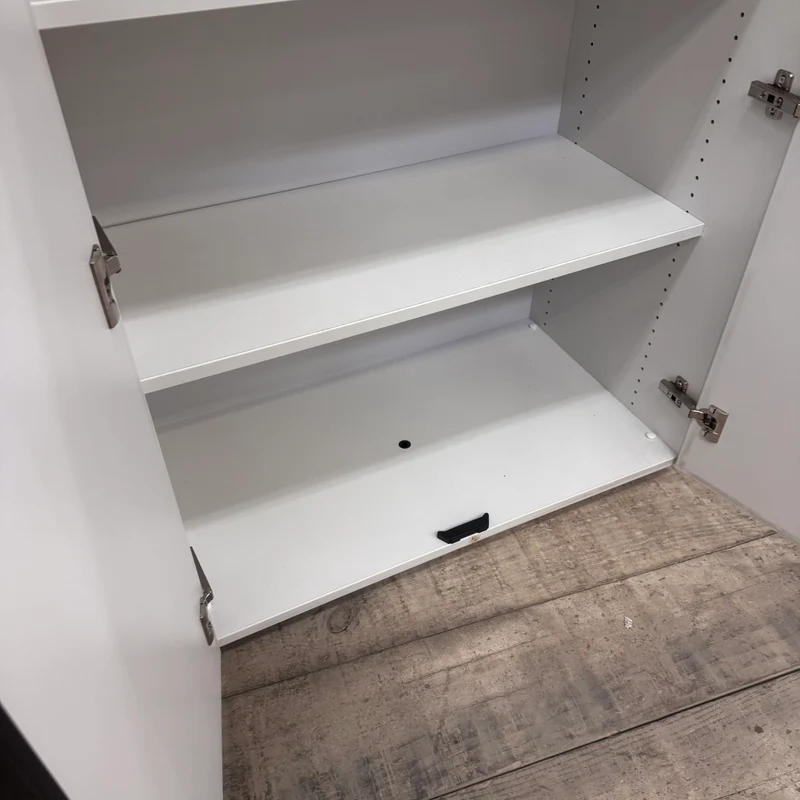Planmöbel Highboard Lichtgrau Büro Schrank gebraucht