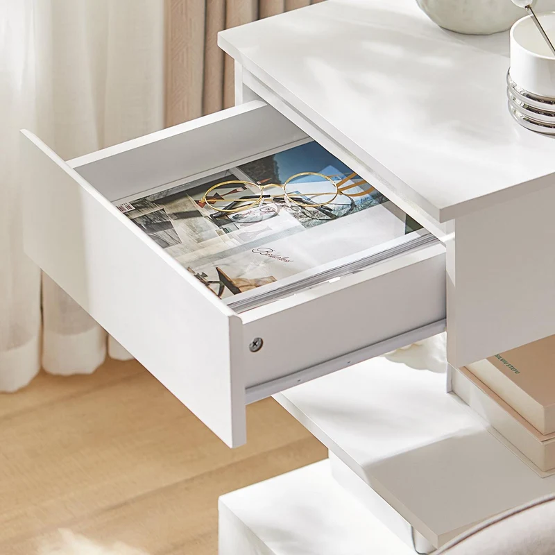 SoBuy Stolik nocny z szufladą FBT49-W