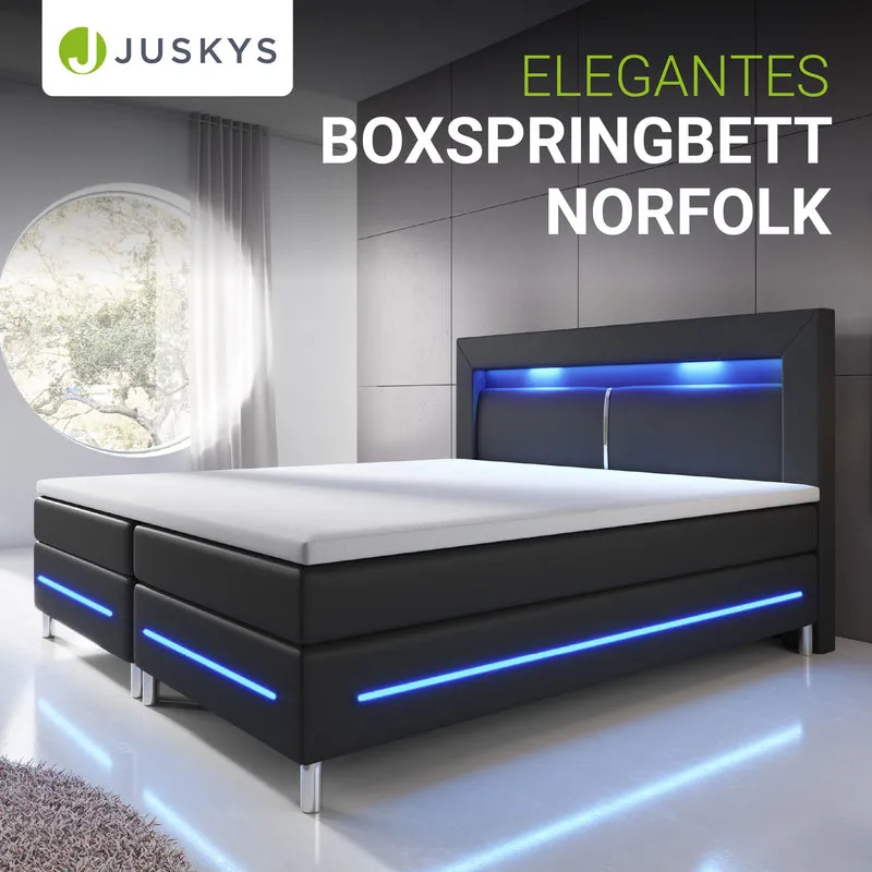 Boxspringbett Norfolk - Kunstleder