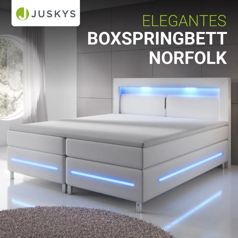 Boxspringbett Norfolk - Kunstleder