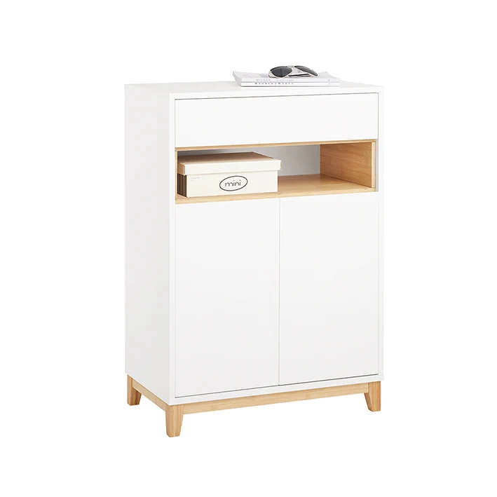 SoBuy | Sideboard | Aufbewahrungsschrank | Flurschrank | Kommode | Küchenschrank | FSB97-WN