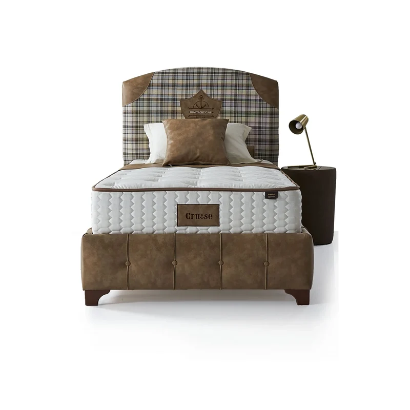 Cruise Boxspringbett Set inkl. Matratze – 3D Balance Pocket Federkern & Viscon Bezug für Luxuriösen Schlafkomfort