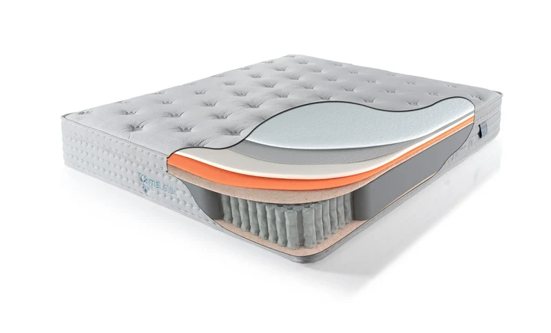 Climalatex Polo Boxspringbett Set inkl. Matratze – Naturlatex, 5-Zonen-Federkern & Climatex-Technologie für Optimalen Schlafkomfort