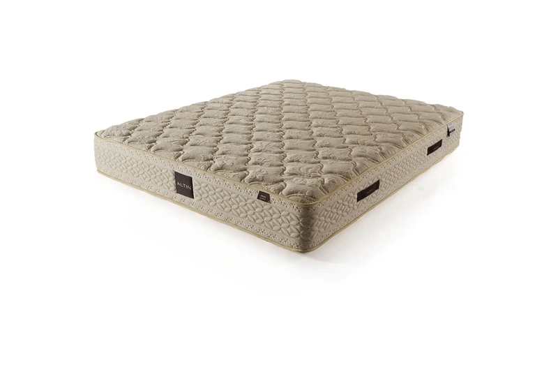 Altin Olivia Boxspringbett Set: Ultra-Harte Matratze mit 100% Schafwolle, 4-Jahreszeiten-Komfort & Bonell-Federsystem – Perfekte Temperaturregulierung für erholsamen Schlaf