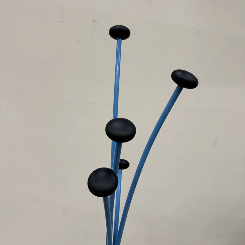 Garderobenständer Standgarderobe Blau Schwarz Holzknöpfe Schirmständer Gebraucht