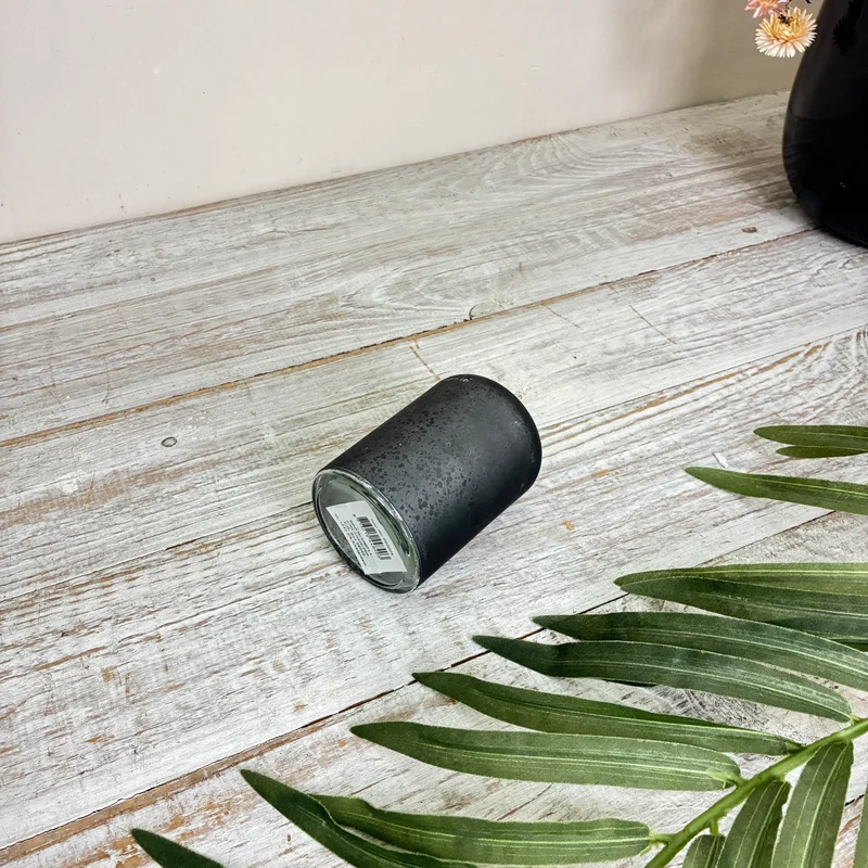 Flaschenvase Ted S Glas Blumenvase 10cm Anthrazit Vase Schwarz Deko