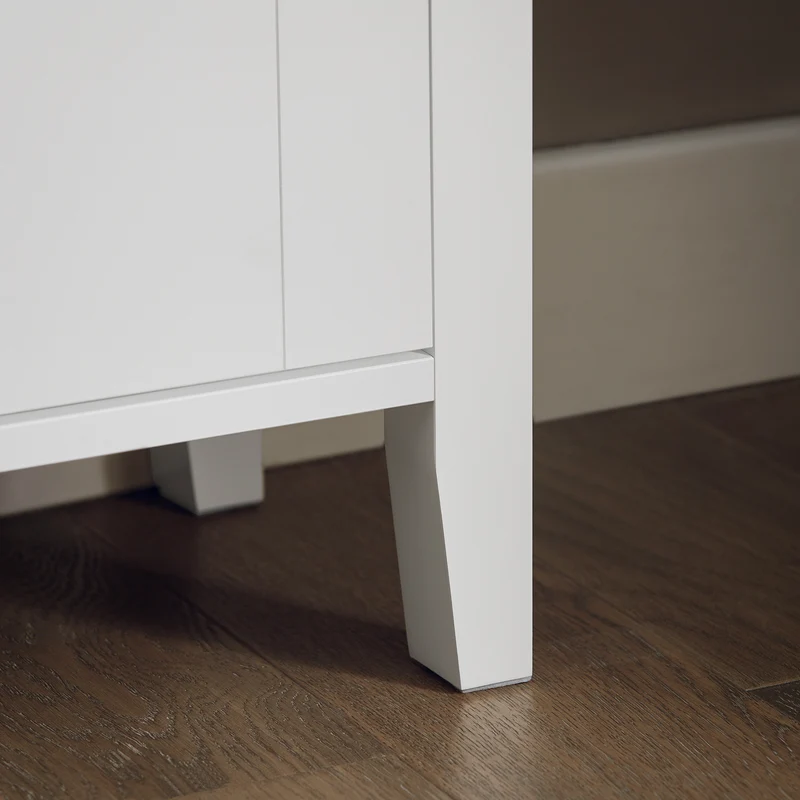 SoBuy Kenkähylly Kenkäkaappi 2 kannen Eteisen kaappi FSR152-W