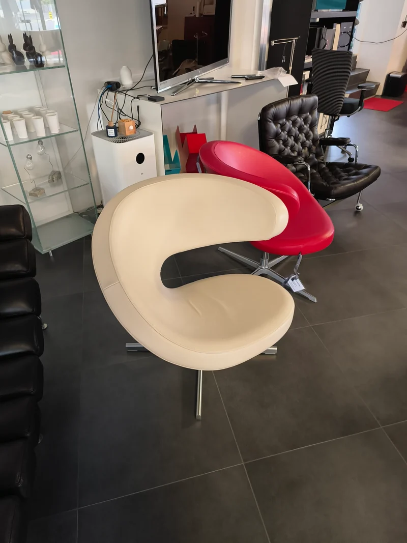 Varier Peel Club Leder Semi Anilin Beige ab Ausstellung