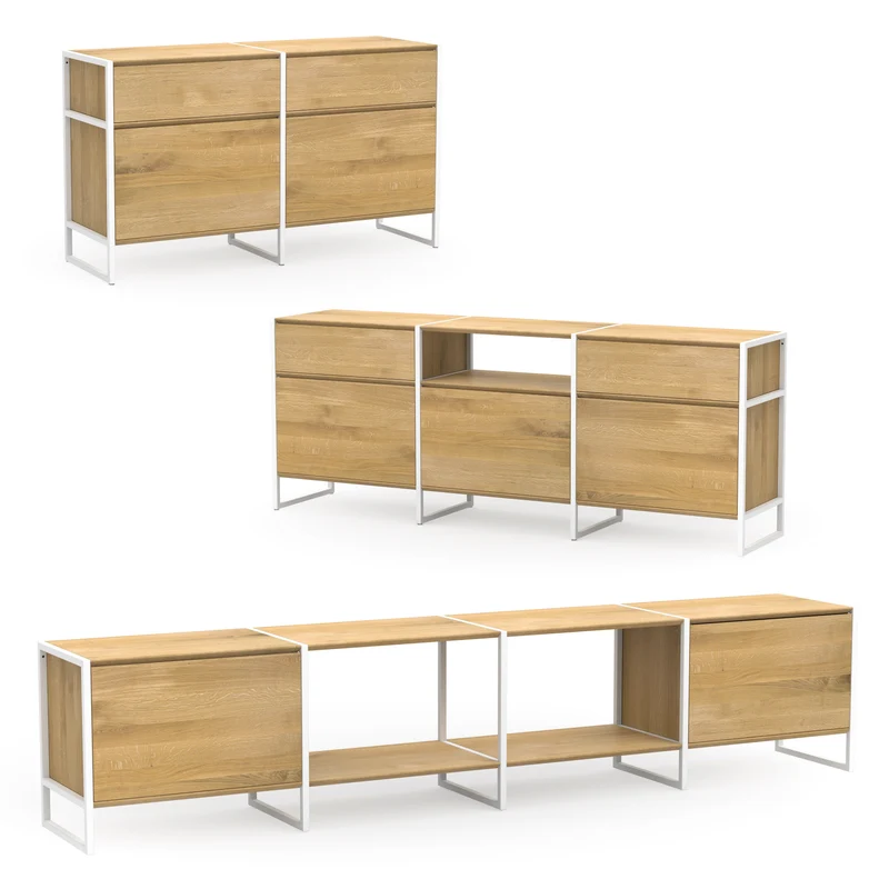 Sideboard System Wega Weiß