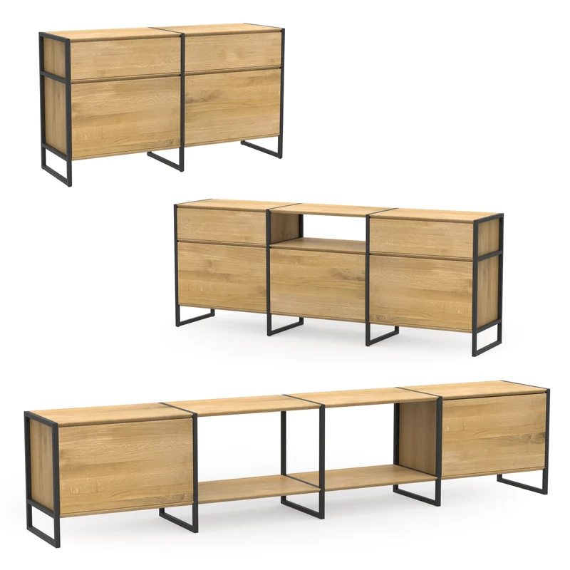Sideboard System Wega Schwarz
