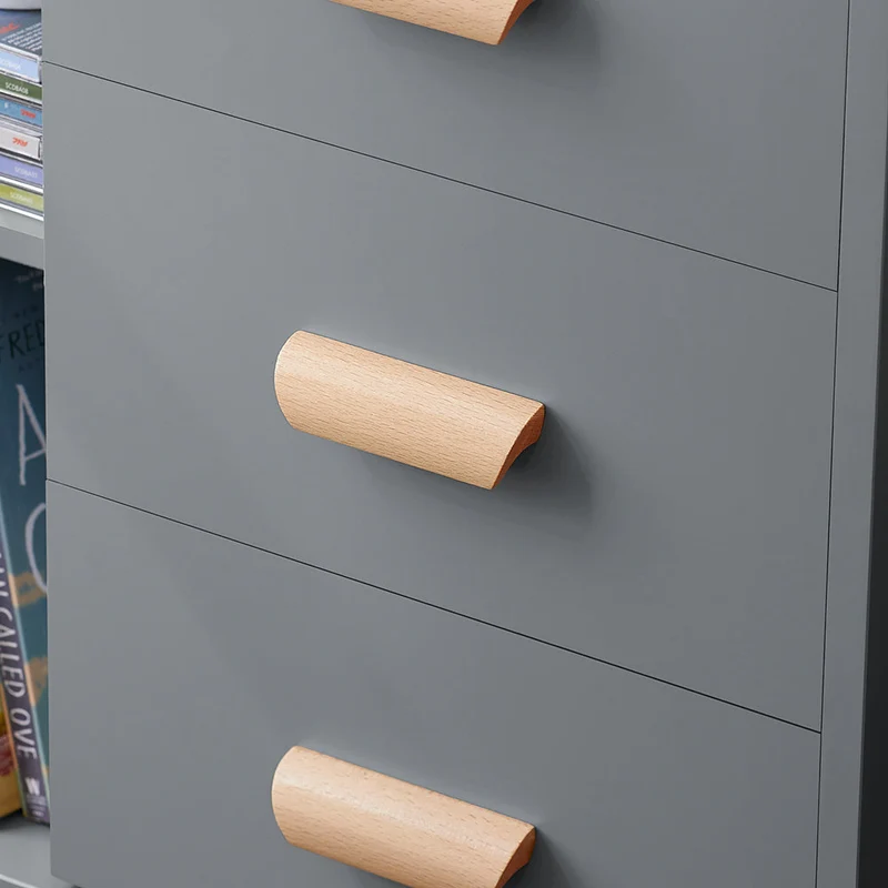 SoBuy Stolik nocny z 3 szufladami, stolik kawowy FBT95-HG
