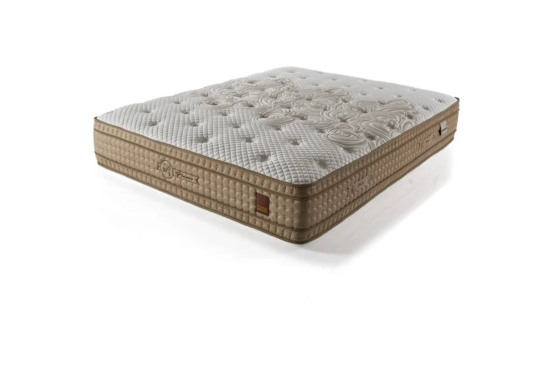 Planor Tommy Boxspringbett Set – 38 cm Dicke Matratze, Extra Weiche Polsterung & Bonell-Federkern für Luxuriösen Schlafkomfort