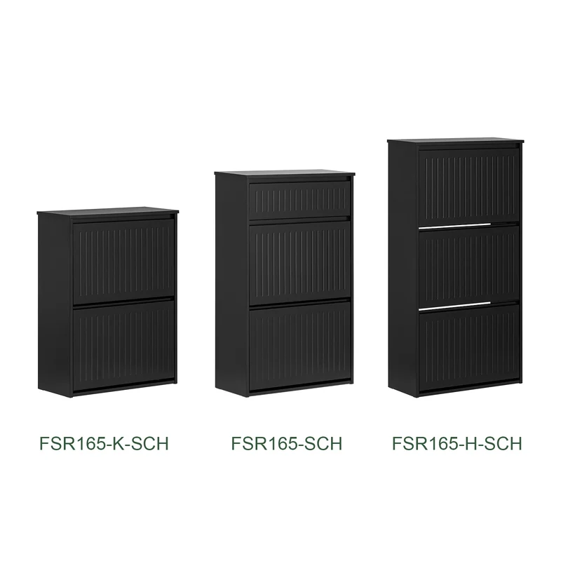 SoBuy Kenkäkaappi Kenkähylly sisäänkäyntiin 2 hyllyllä FSR165-SCH