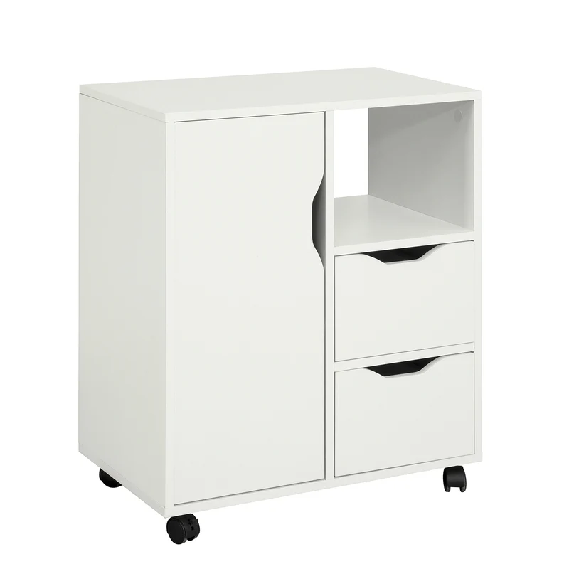SoBuy Stolik pod drukarkę z kołami FBT105-W