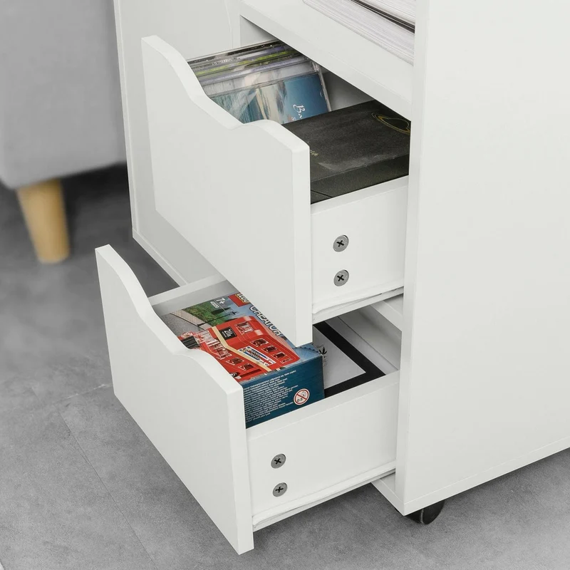 SoBuy Stolik pod drukarkę z kołami FBT105-W