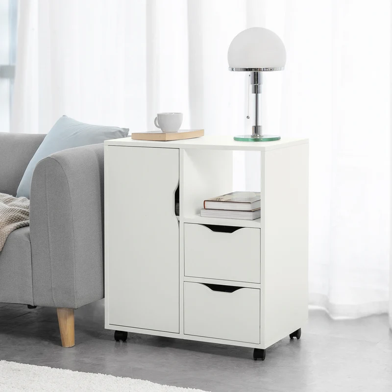 SoBuy Stolik pod drukarkę z kołami FBT105-W