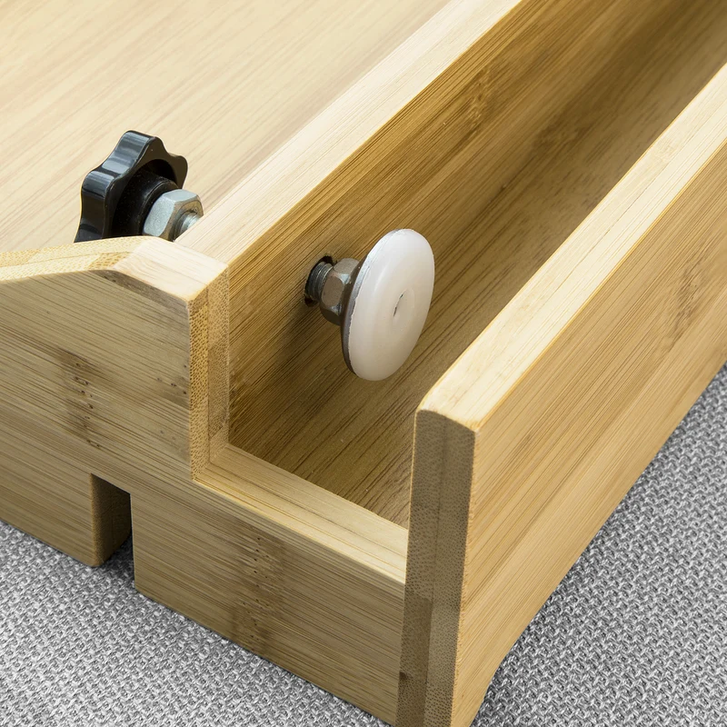 SoBuy Bambusowa taca przy łóżku NKD01-N