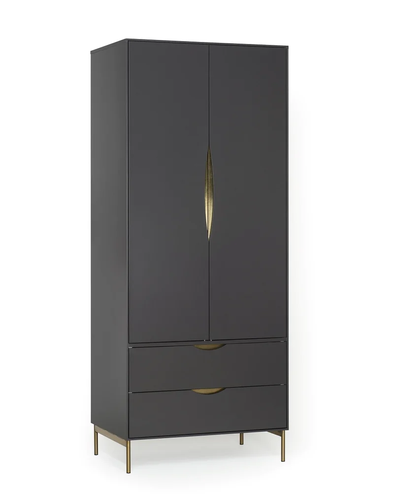 Kleiderschrank KOBE grau