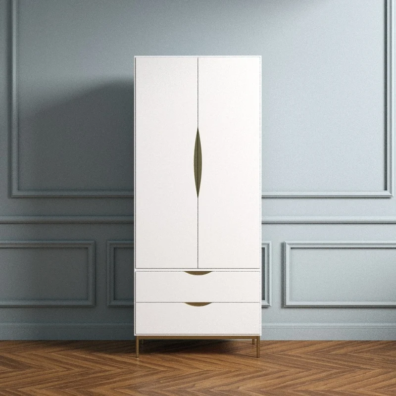 Kleiderschrank KOBE weiß