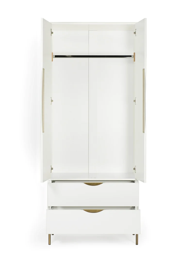 Kleiderschrank KOBE weiß