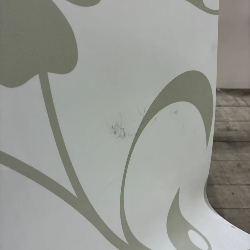Esszimmerstuhl Schalenstuhl Grün Beige Blütendekor Chromgestell Stuhl Gebraucht