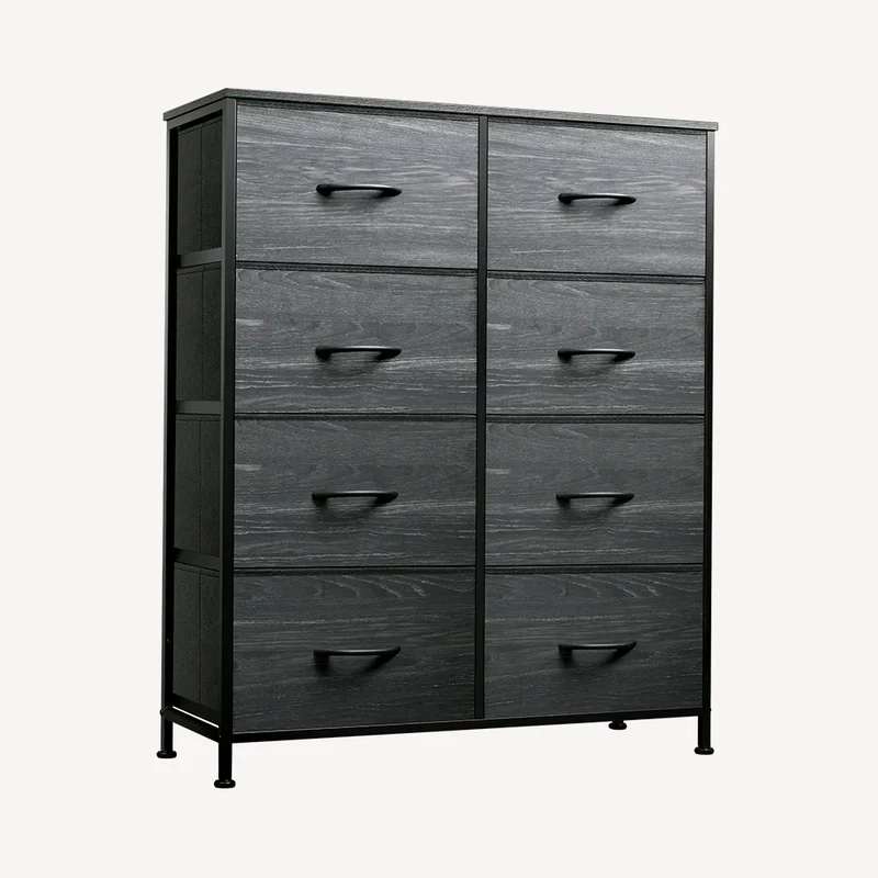 WLIVE Minimalist Tall 8-Drawer Storage Fabric Dresser