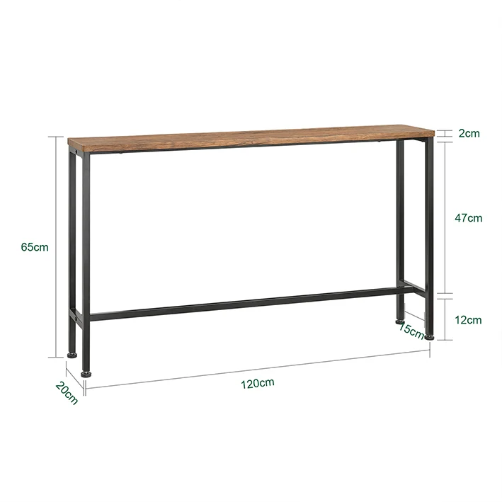 SoBuy | Konsolentisch | Flurtisch | Dekotisch | Sideboard | Beistelltisch 20cm | FSB19