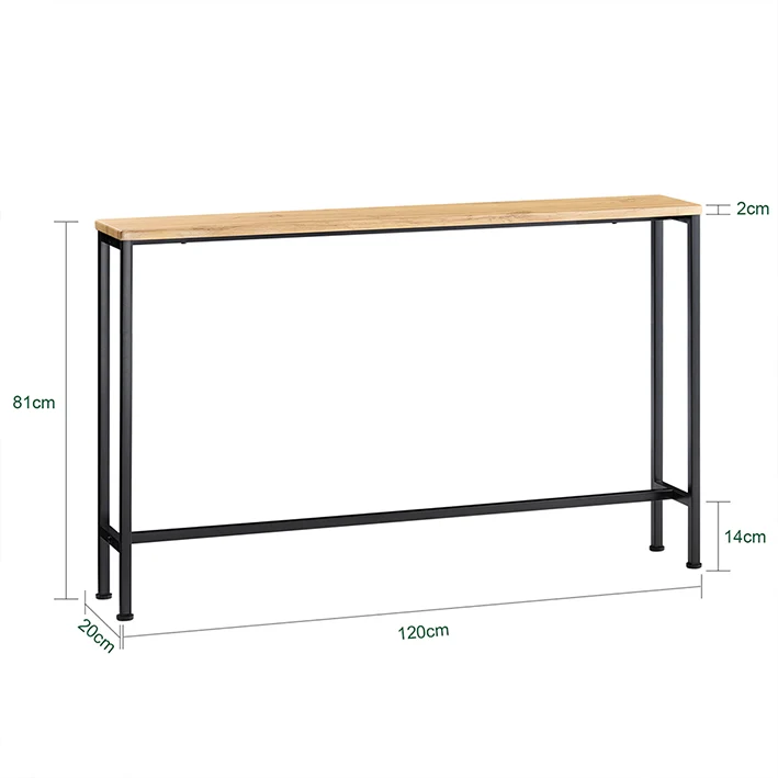 SoBuy | Konsolentisch | Flurtisch | Dekotisch | Sideboard | Beistelltisch 20cm | FSB19