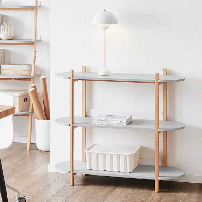 SoBuy | Konsolentisch | Flurtisch | Sideboard | Beistelltisch | Hellgrau | HSTR01-H-HG